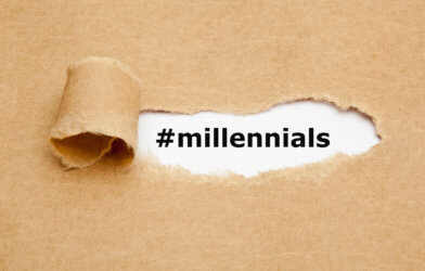 Millennials hash tag
