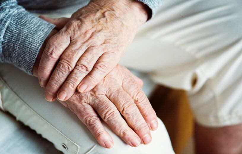 Elderly, older hands