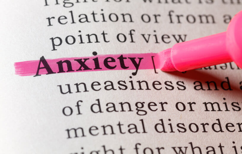 Anxiety in dictionary