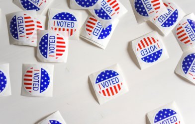 'I Voted' Stickers From Election Day Poll Places