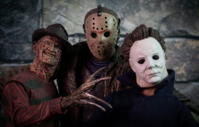 Freddy Krueger (A Nightmare on Elm Street), Jason Voorhees (Friday the 13th), MIchael Myers (Halloween)