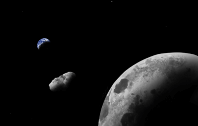 Moon asteroid
