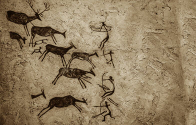 Ancient rock paintings